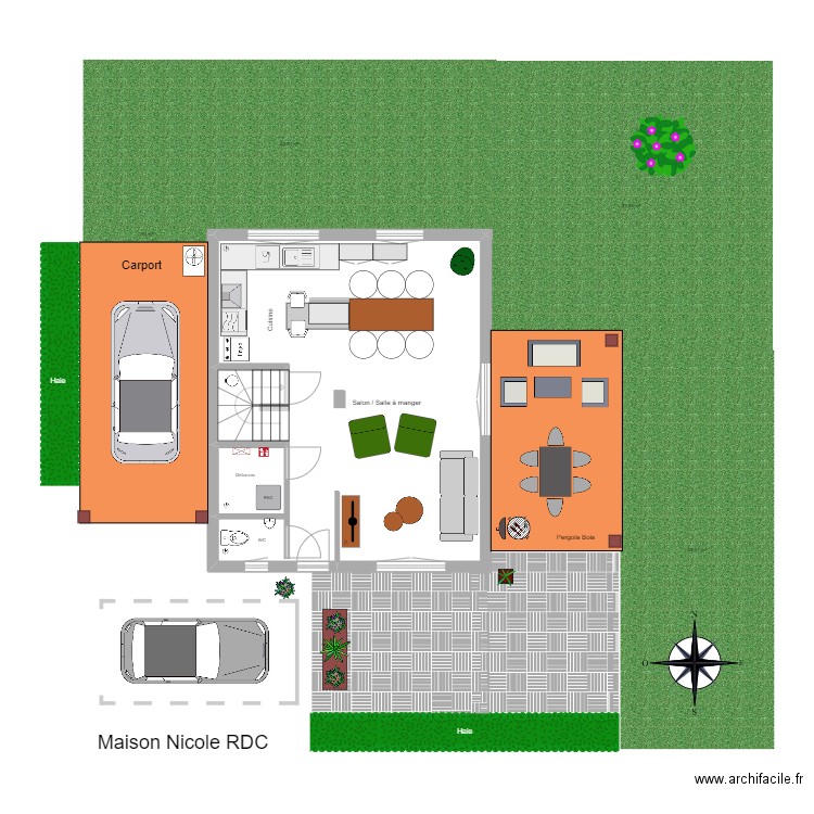 nicole RDC sans AR. Plan de 0 pièce et 0 m2