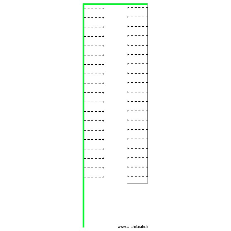 parking gravier. Plan de 0 pièce et 0 m2