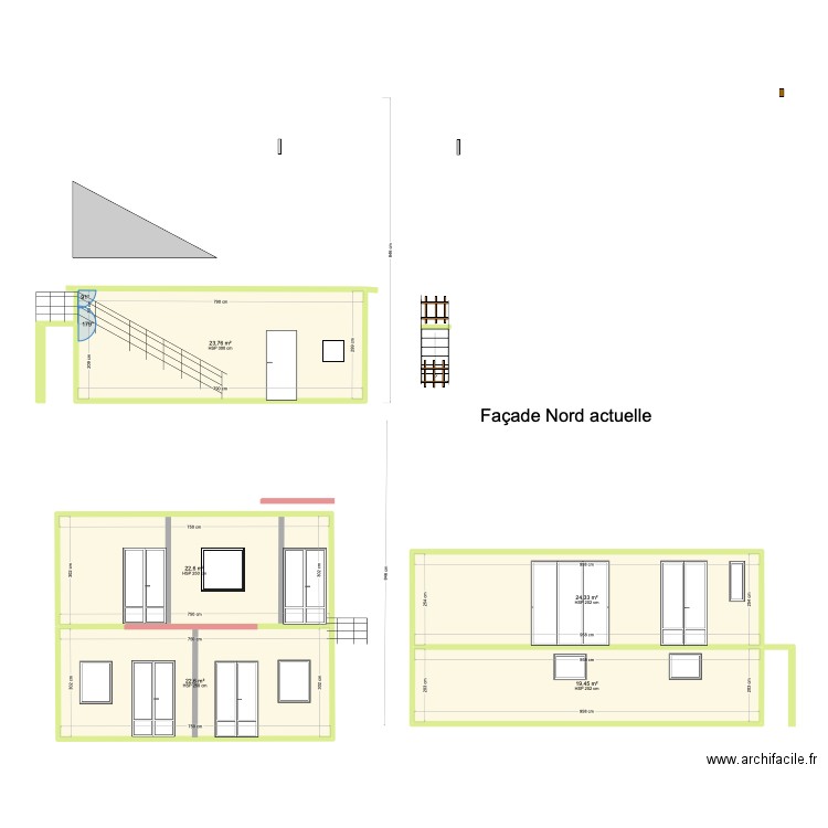 AAA. Plan de 5 pièces et 113 m2