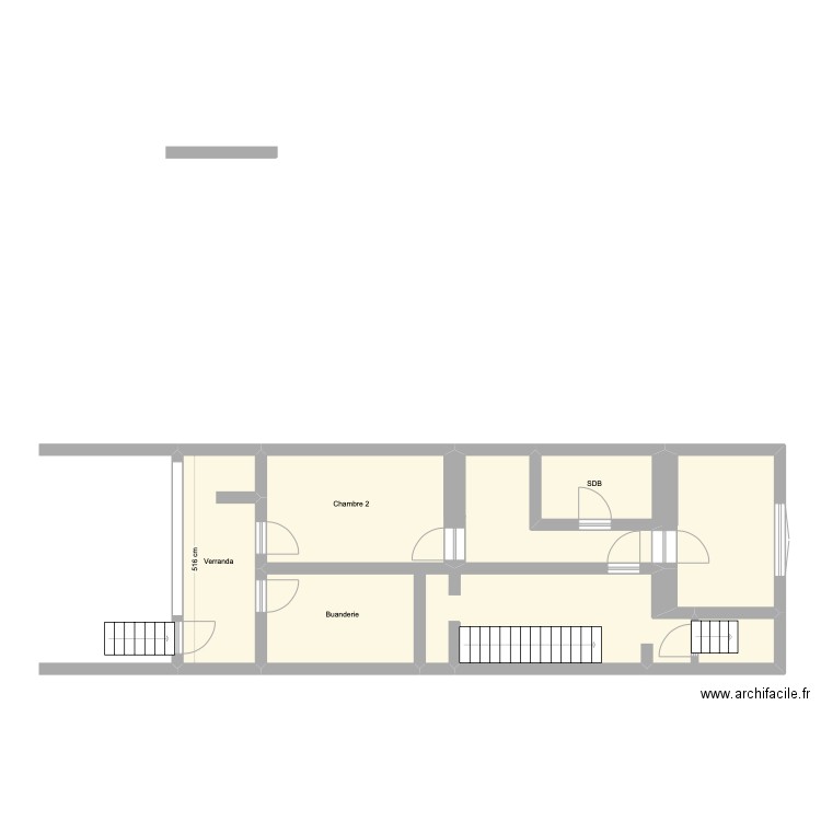 Plan 2. Plan de 4 pièces et 65 m2