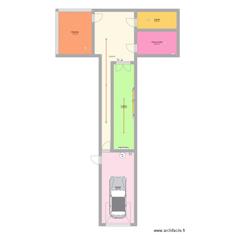 Thomas.A. Plan de 6 pièces et 94 m2