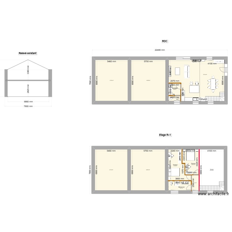 Plan DRONNEAU du 211124. Plan de 12 pièces et 280 m2