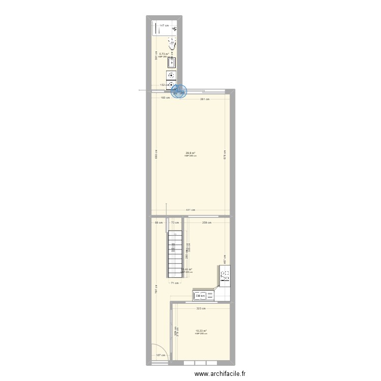 maison aurore 2. Plan de 4 pièces et 69 m2