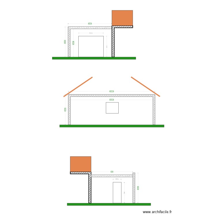 Maison bis. Plan de 0 pièce et 0 m2