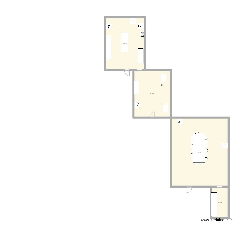 Maison . Plan de 4 pièces et 202 m2