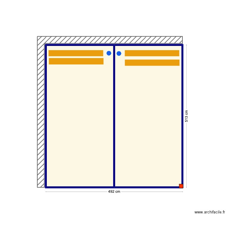 Raquel oliveira. Plan de 2 pièces et 24 m2