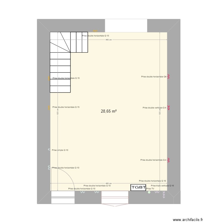 jeanclaude71700 - jugy 2.2.1. Plan de 1 pièce et 29 m2