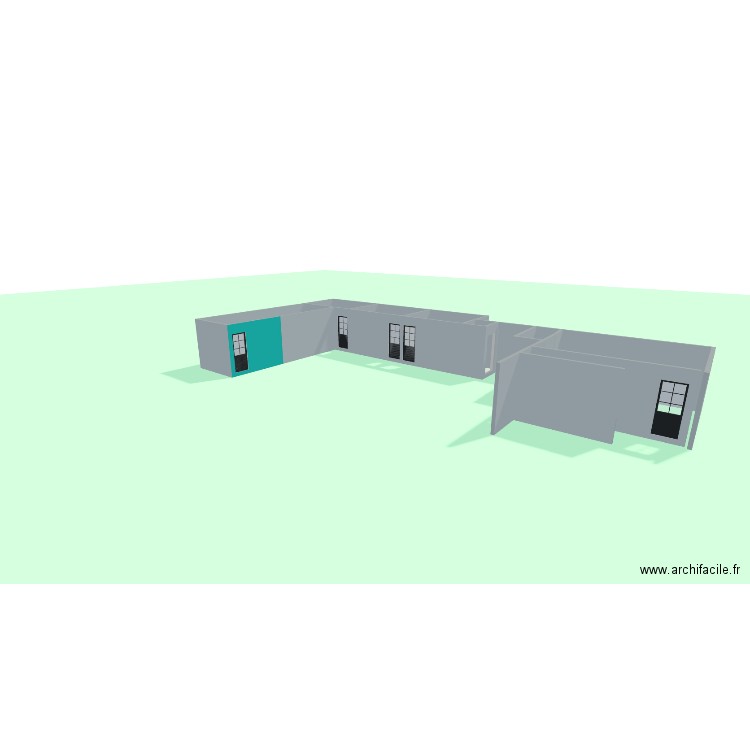 PLAN DE SALLE CTA. Plan de 4 pièces et 35 m2