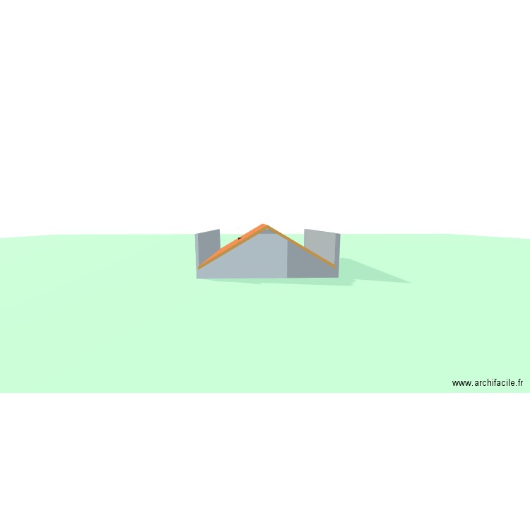 combles. Plan de 3 pièces et 79 m2