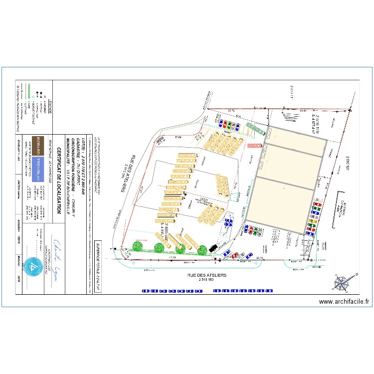 Plan d'occupation Boucherville Varenne autre sens. Plan de 2 pièces et 1950 m2