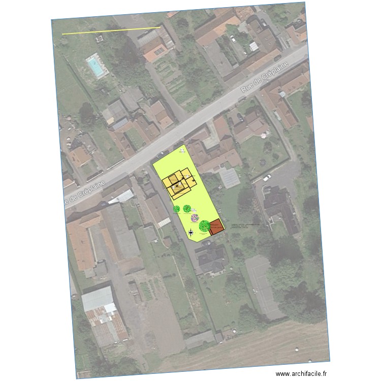 Plan de masse DP Vélux. Plan de 0 pièce et 0 m2