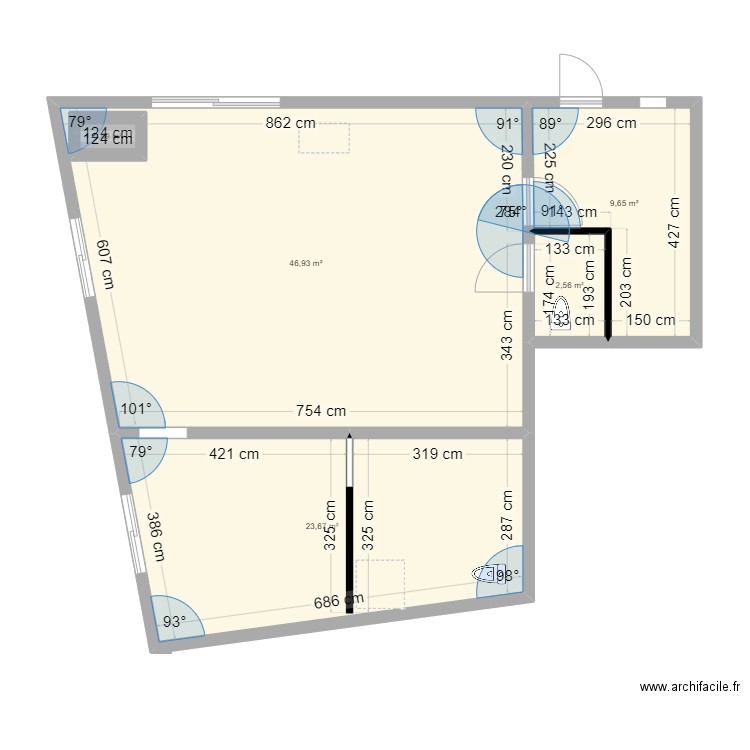 ALLIGAND STEVE. Plan de 5 pièces et 85 m2