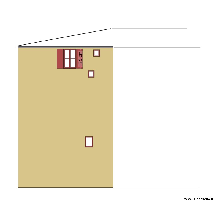 voltaire facade NORD état des lieux. Plan de 0 pièce et 0 m2