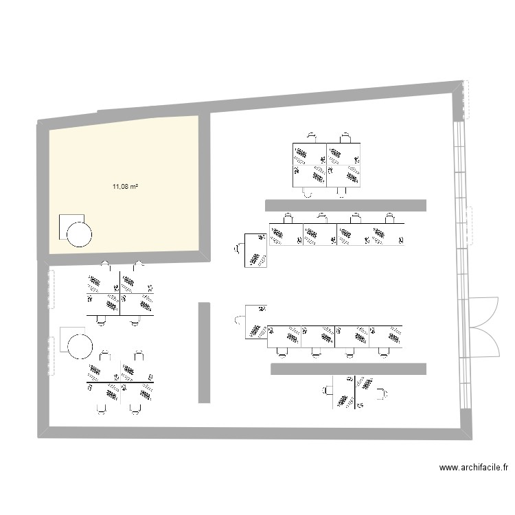 Projet 1. Plan de 1 pièce et 11 m2