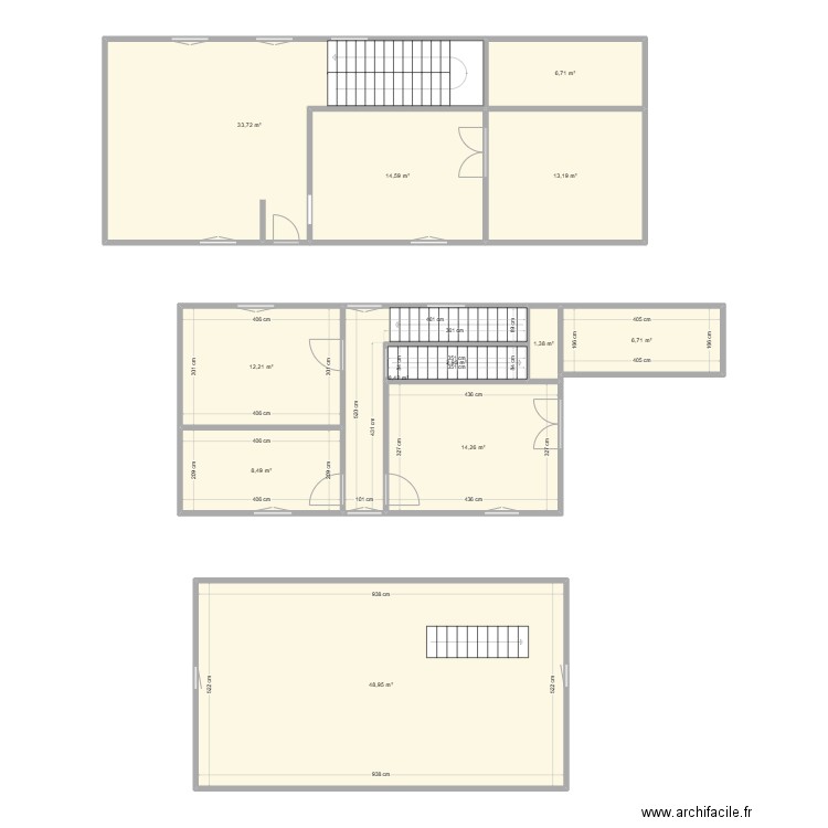 maison. Plan de 12 pièces et 172 m2