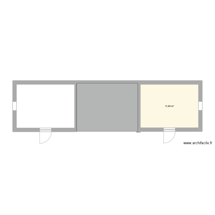 ecurie 2. Plan de 1 pièce et 12 m2