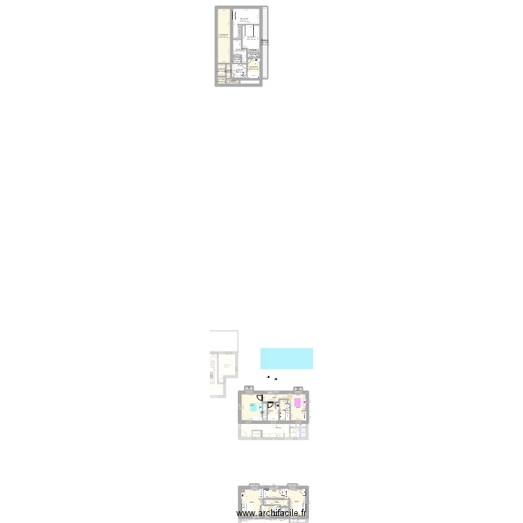 plans gujan 1. Plan de 62 pièces et 461 m2