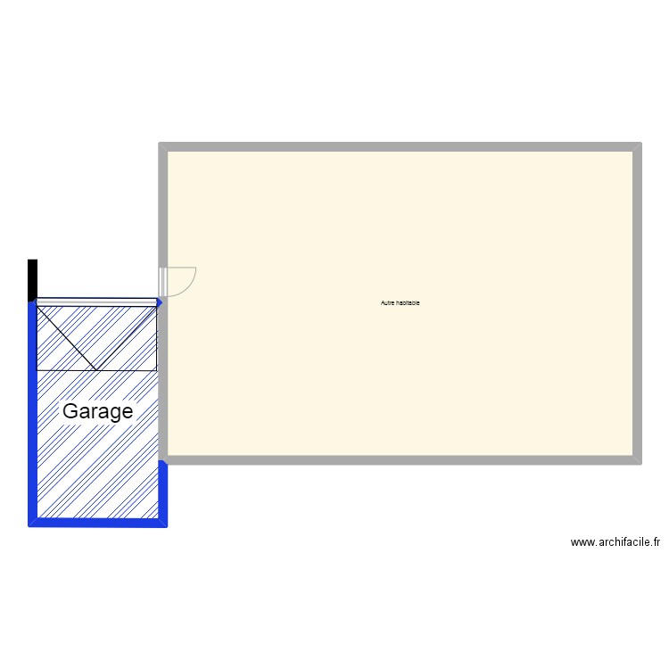 plan de masse. Plan de 2 pièces et 163 m2