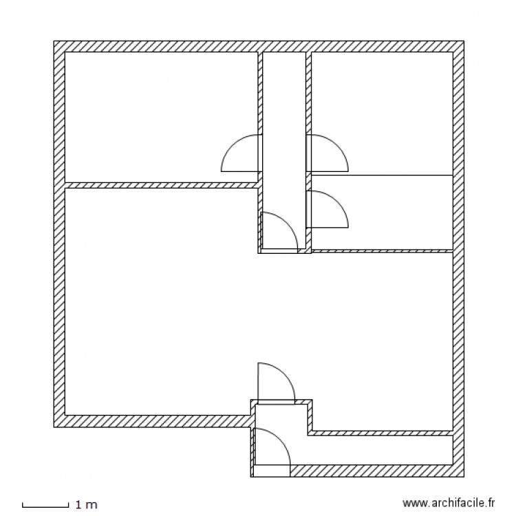 Folie sans meubles. Plan de 0 pièce et 0 m2