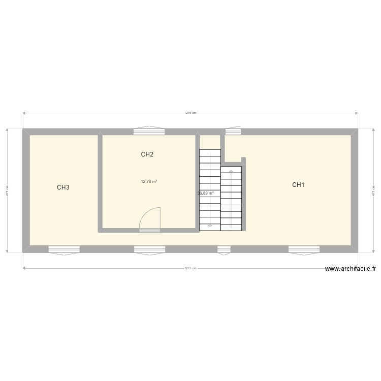 GINETTE ETAGE2. Plan de 0 pièce et 0 m2