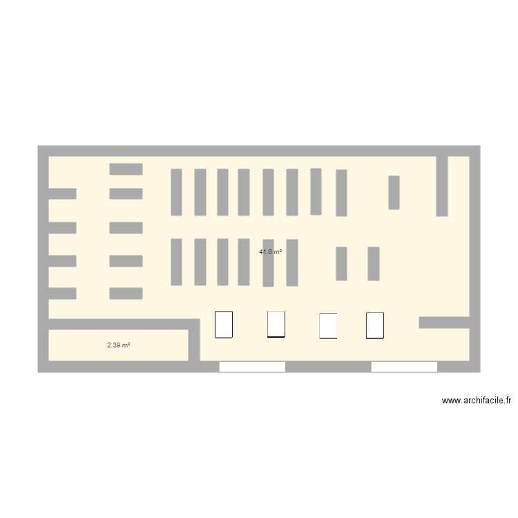 intermarché. Plan de 0 pièce et 0 m2