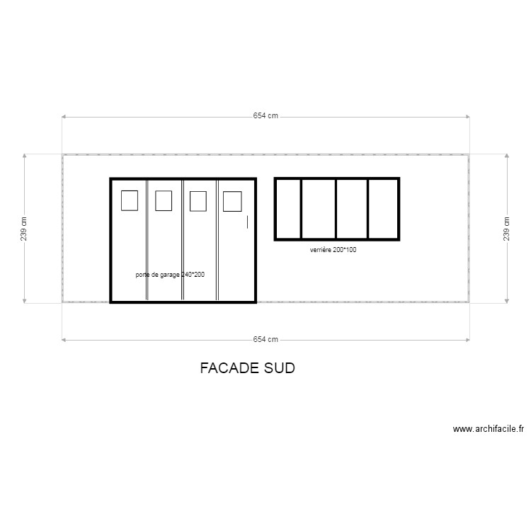 GARAGE 3. Plan de 0 pièce et 0 m2