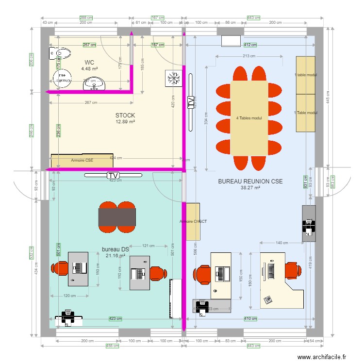 CSE PORTAKABIN 82. Plan de 0 pièce et 0 m2