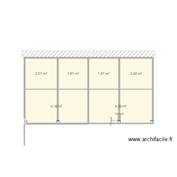 terrasse. Plan de 0 pièce et 0 m2