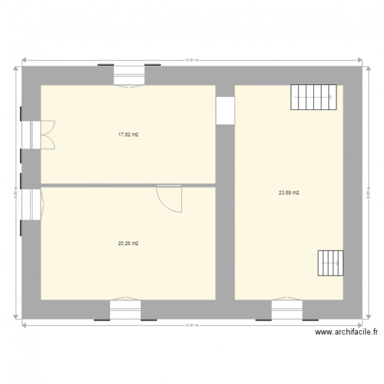 Plan maison avant travaux. Plan de 0 pièce et 0 m2