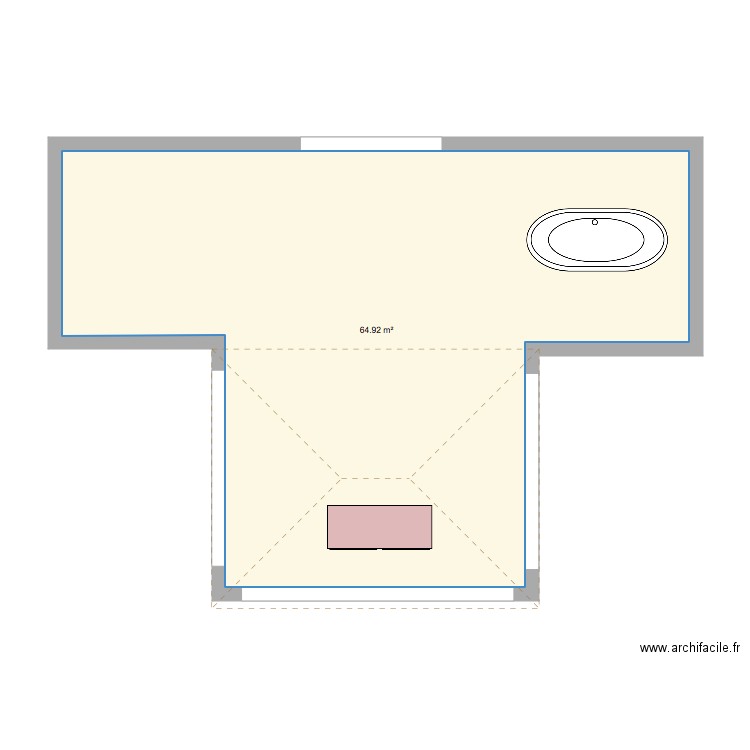 cabine SPA - Plan dessiné par Florence SPA
