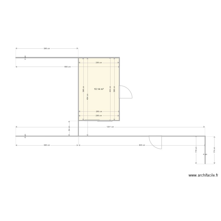 projet cabane. Plan de 0 pièce et 0 m2