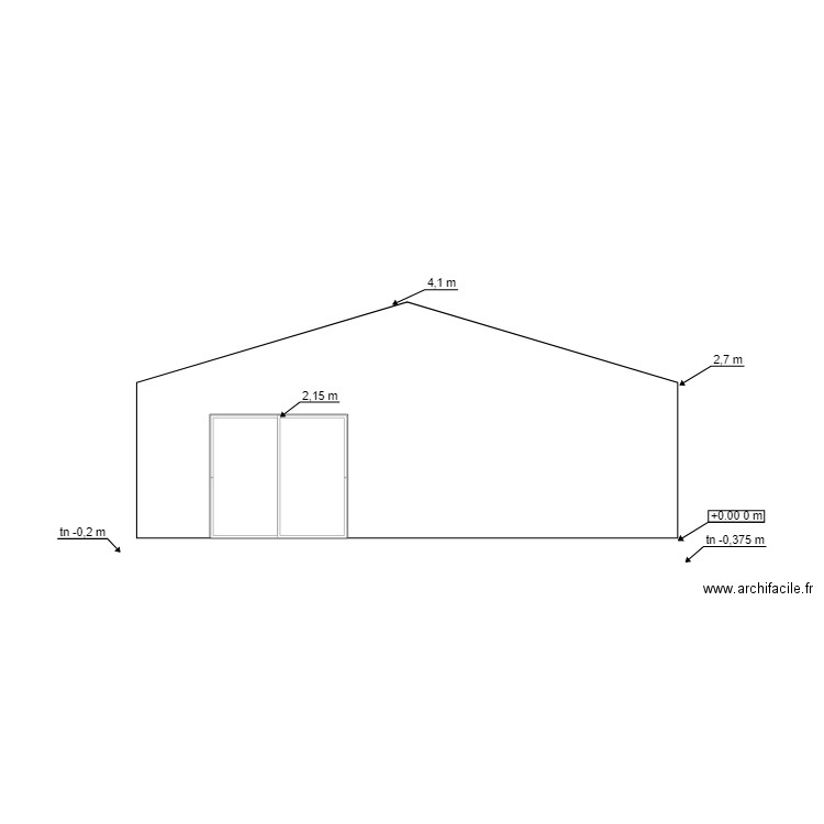 nord . Plan de 0 pièce et 0 m2