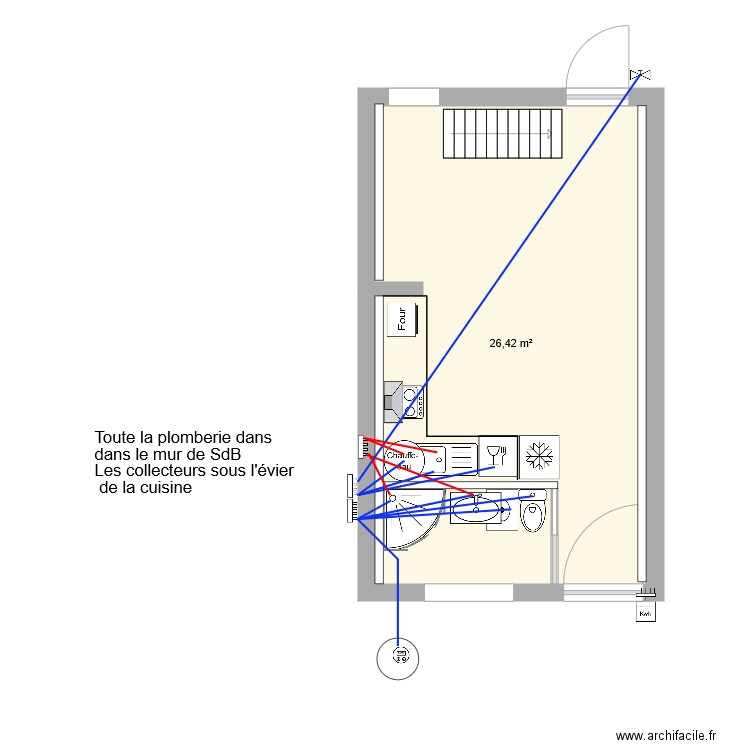 titinehouse plomberie. Plan de 0 pièce et 0 m2