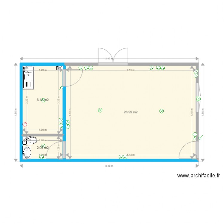 local elec. Plan de 0 pièce et 0 m2