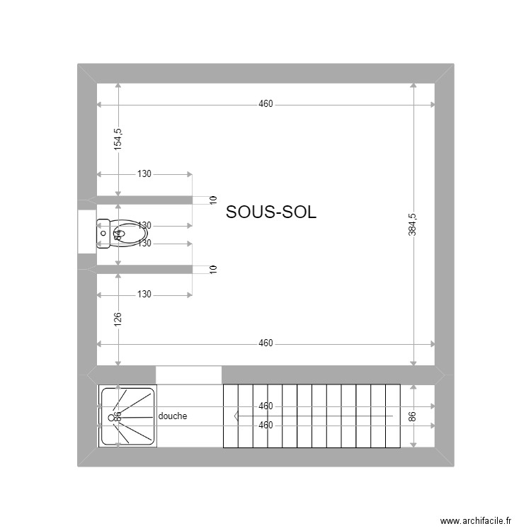 Marchienne Sous-Sol. Plan de 0 pièce et 0 m2