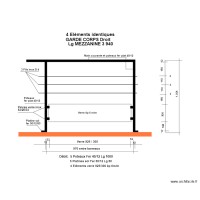 Garde coprs mezzanine Droit.