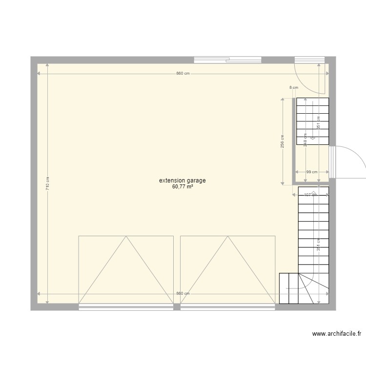 garage kevin. Plan de 0 pièce et 0 m2