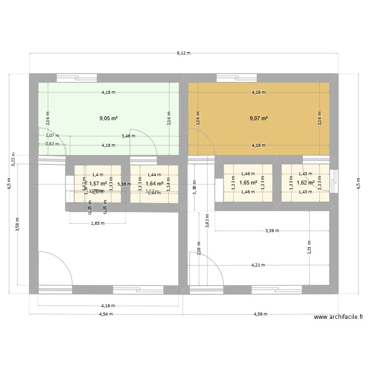 Projets appartement kribi. Plan de 0 pièce et 0 m2