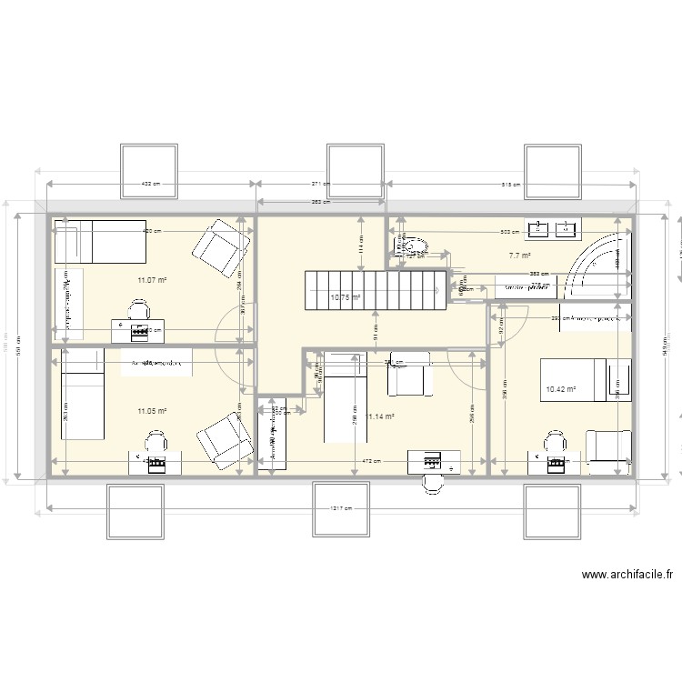 combles maison v3. Plan de 0 pièce et 0 m2