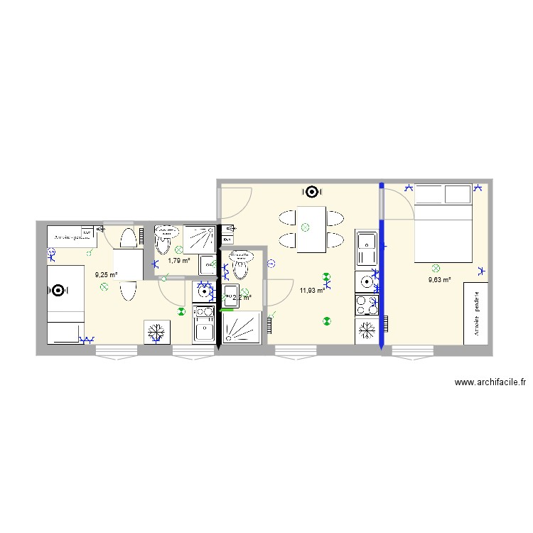 2ème R après OPTION 1. Plan de 0 pièce et 0 m2