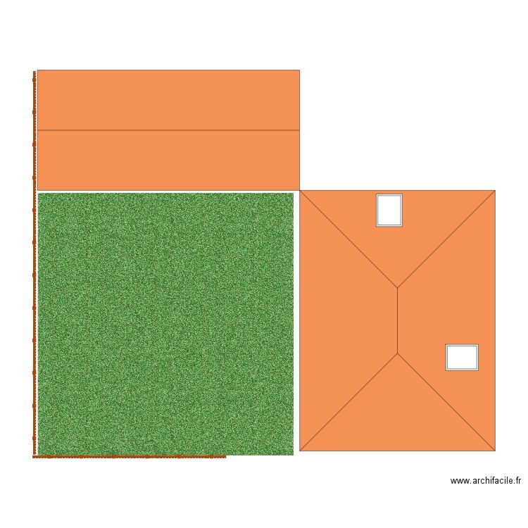 TOITURE. Plan de 0 pièce et 0 m2