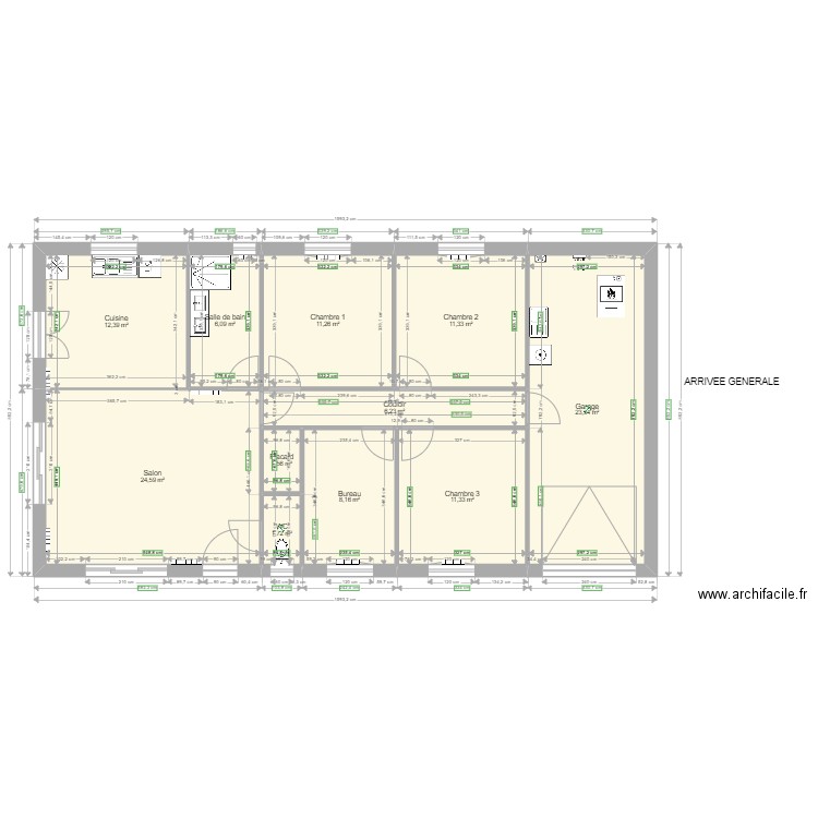 PLAN MELAY DEFINITIF POBI 09 AOUT 2021 chauffage. Plan de 0 pièce et 0 m2