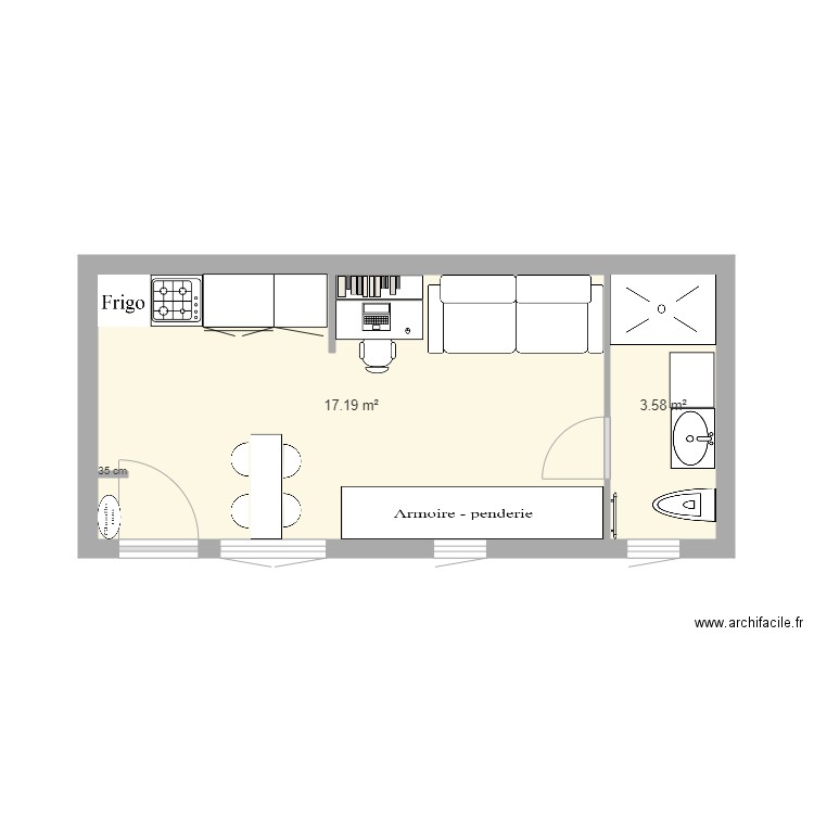 Plan intérieur test 7. Plan de 0 pièce et 0 m2