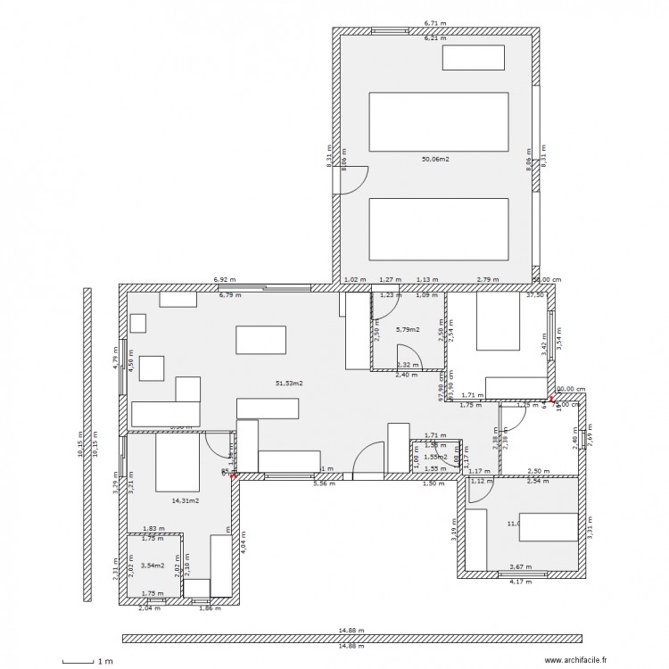 maison 2. Plan de 0 pièce et 0 m2