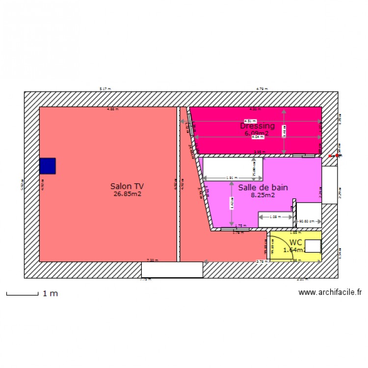 Dessus Garage. Plan de 0 pièce et 0 m2