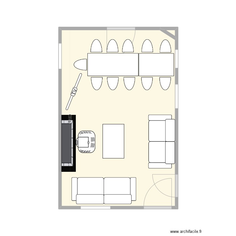 Salon. Plan de 0 pièce et 0 m2