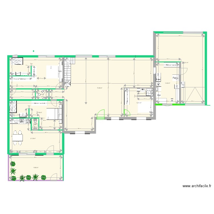 Noirmoutier évolution 2018  V5 Rdc vide. Plan de 0 pièce et 0 m2