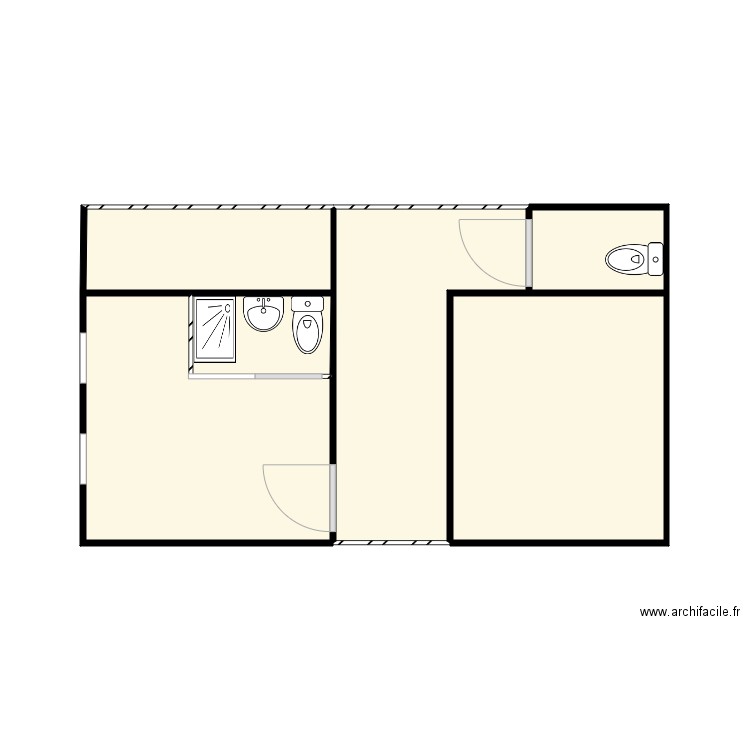 plan horizontal. Plan de 0 pièce et 0 m2