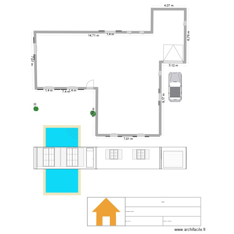 facade definitive. Plan de 0 pièce et 0 m2