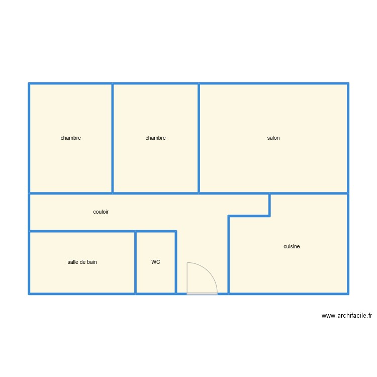 123. Plan de 7 pièces et 78 m2